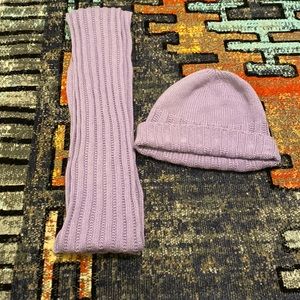 Cashmere Scarf and Hat Set by Neiman Marcus